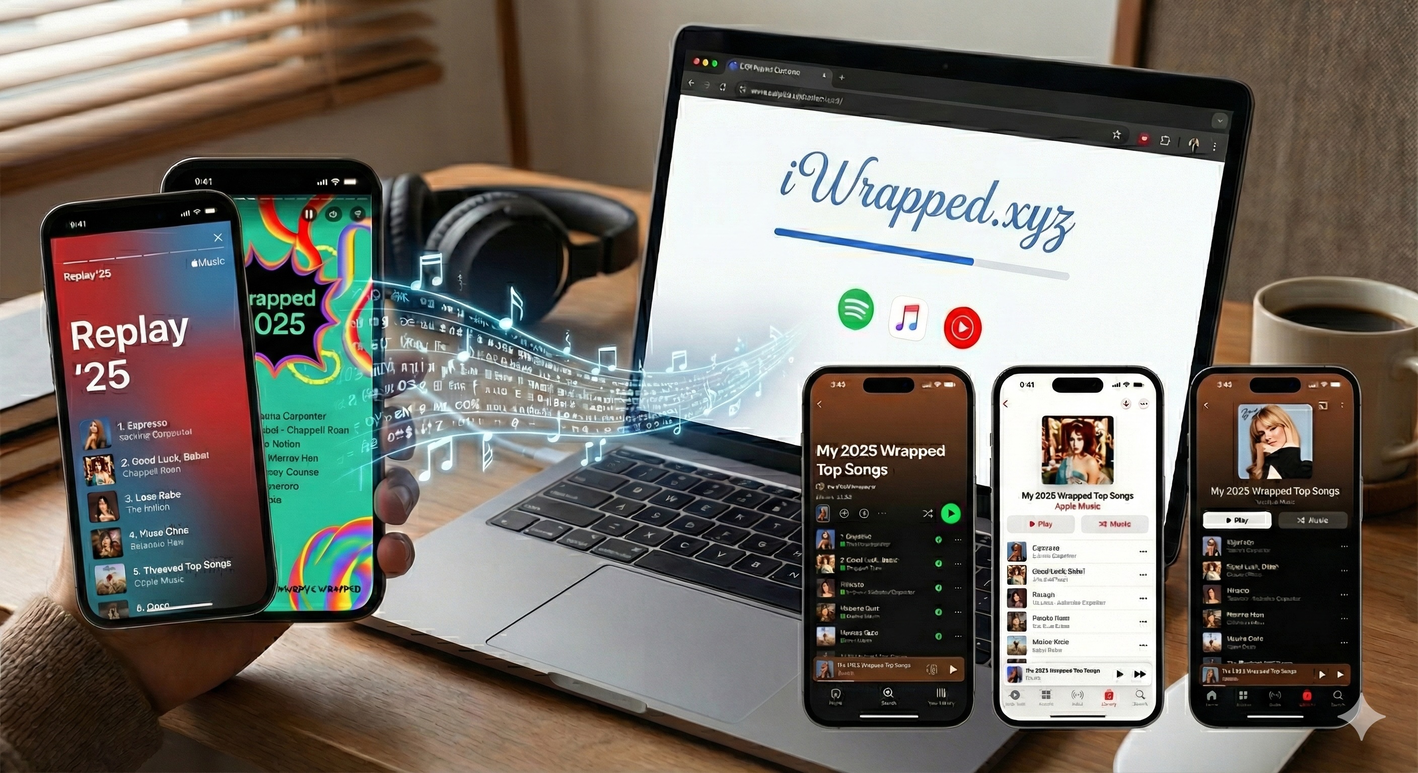 iWrapped showcase - Turn music screenshots into playlists